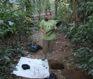 Niko Schultz Collecting Ants in Peru