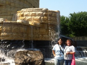 Christine Price-Abelow and Sarah Anderson (Intern)
