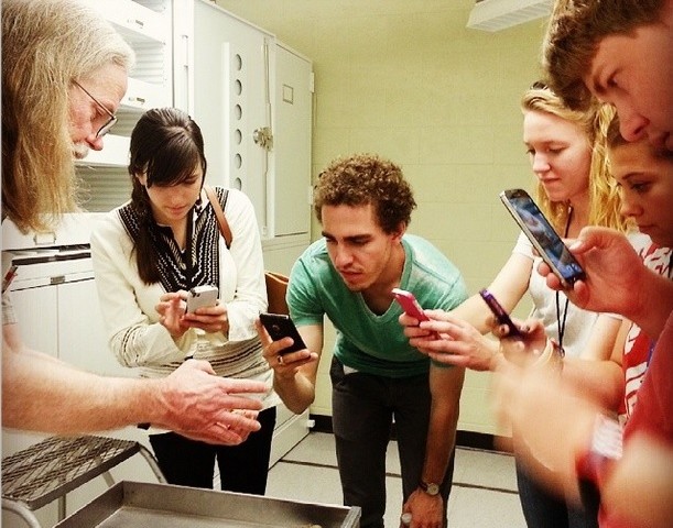 Interns Tour Herpetology Collection