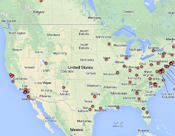 Where do the 2014 Fellows Come from?