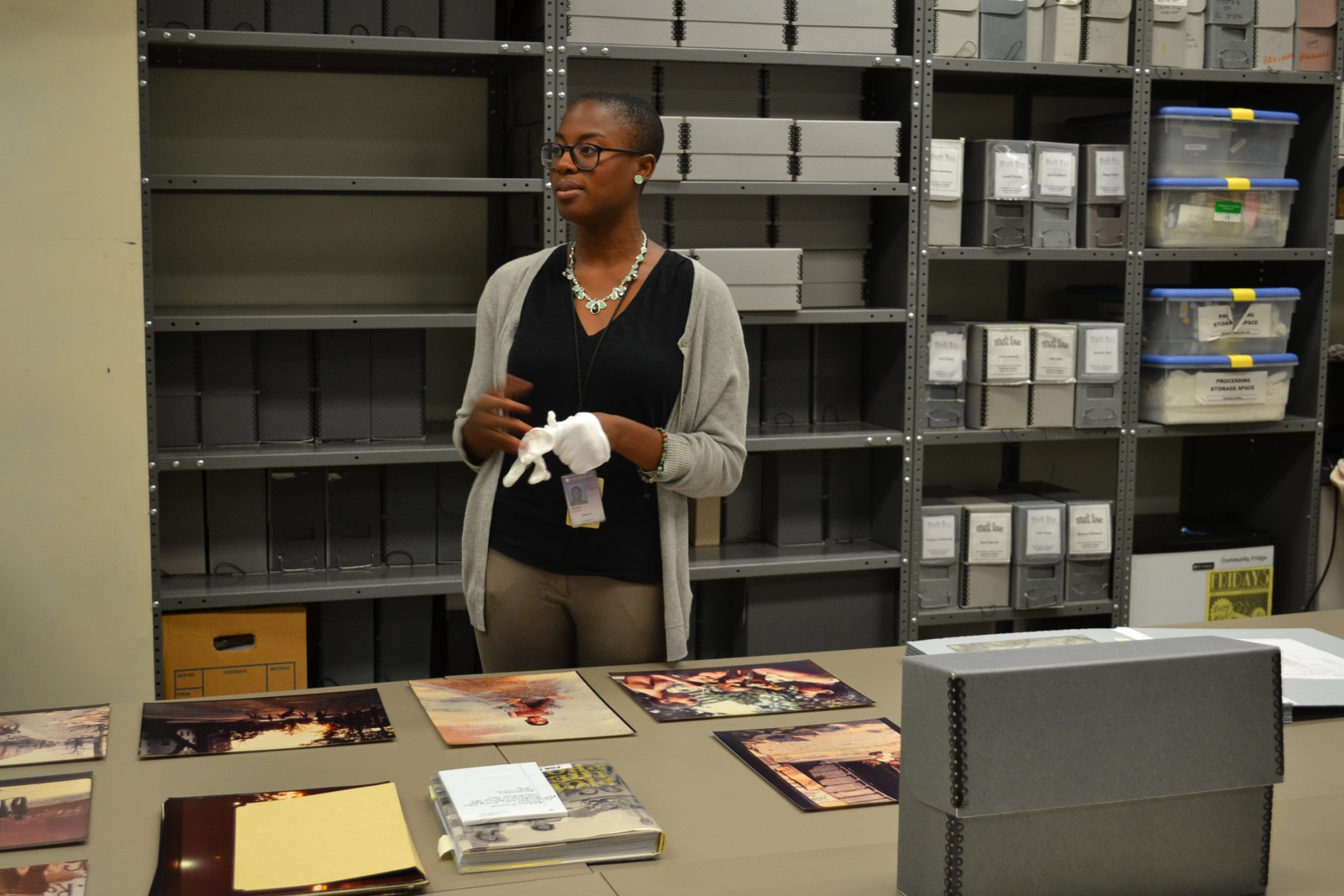 NMAH Archive  Center Intern Lucy Mensah