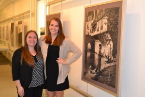 Jackie Sanders (Right) and Katlin White (Left) at the Archives of American Art (AAA