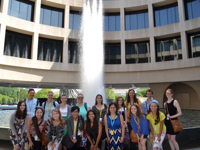 Interns Meet the Big Man Upstairs